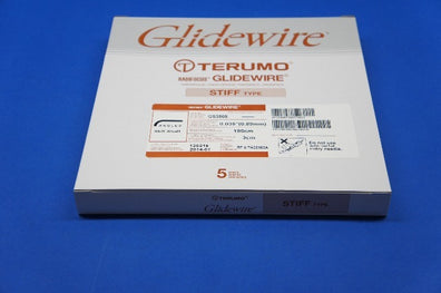 Terumo GS3508 Radifocus Glidewire Angled Stiff Shaft 0.035"x180cmx3cm ~Box of 25
